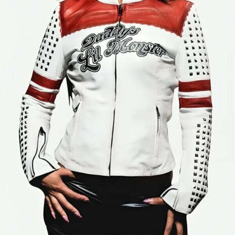 Harley Quinn Daddy’s Lil Monster Bikers Leather Jacket