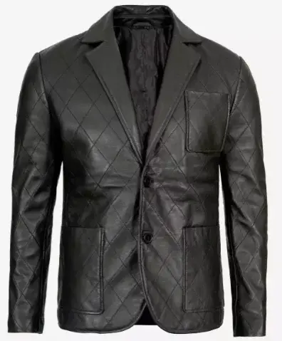 Quilted Black Coat