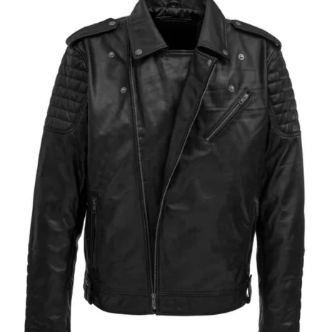 Ride or Die Classic Leather Biker Jacket