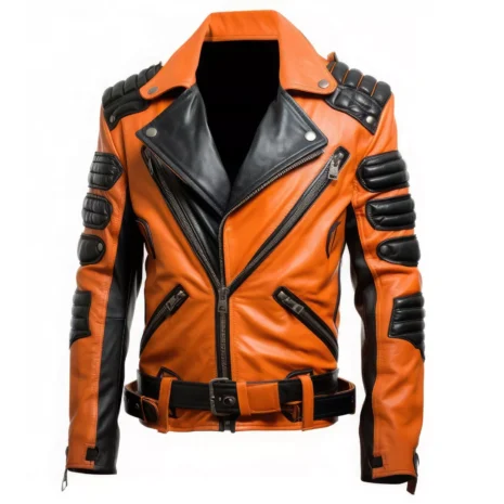 Men's Bikers Sheep Leather Jacket